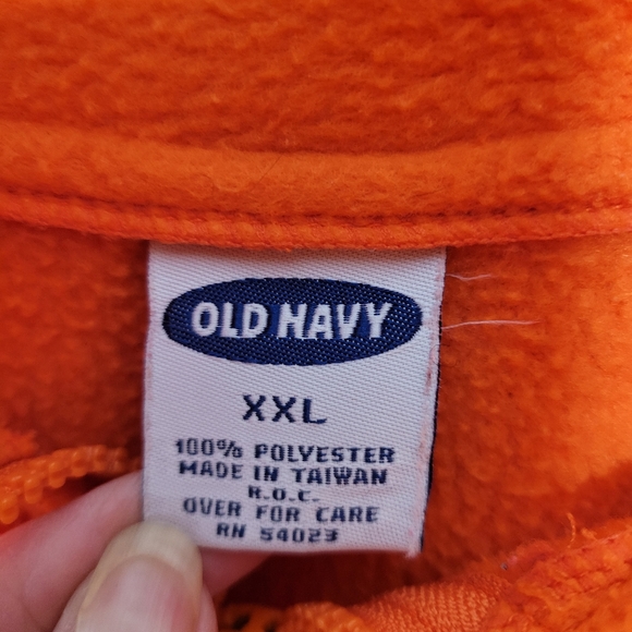 Old Navy Vintage Spell Out Fleece Pullover XXL - Picture 2 of 7